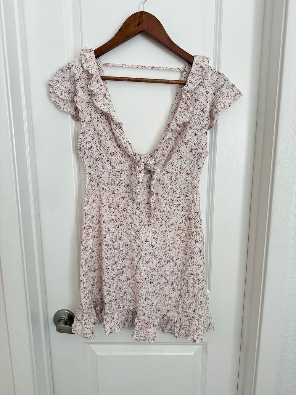 Auguste The Label x Revolve Cottagecore Jasmine Petal Cutaway Mini Dress